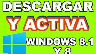 Activar Windows 81 para siempre [upl. by Arymahs]