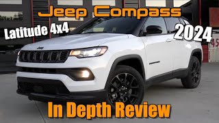 2024 Jeep Compass Latitude 4x4 Start Up Test Drive amp In Depth Review [upl. by Laehcor845]