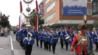 Stadtschützenfest Mönchengladbach 2015 Umzug durch die Stadt 06092015 [upl. by Corri]