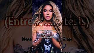 Shakira amp Grupo FronteraEntre Paréntesis shakira newsong shortslyrics [upl. by Danforth271]