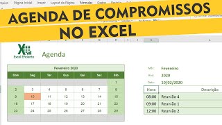 Agenda no Excel [upl. by Robbert]