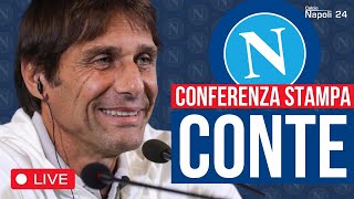 Presentazione Conte in DIRETTA 🔴 Conferenza stampa SSC Napoli [upl. by Uis597]