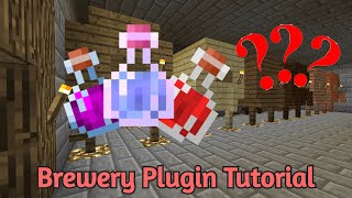 Tutorial for Brewery Plugin on Minecraft University [upl. by Eanod]