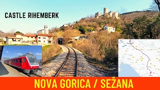 Cab ride on Slovenias train from Nova Gorica to Sežana [upl. by Ainattirb]