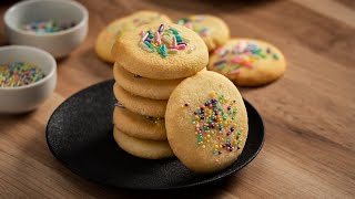 3 Ingredient Sugar Cookies  Dished Shorts [upl. by Ab]