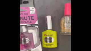 Honest Review Nail Aid 1 Minute Artificials and Nail Aid 3 Day Growth Polish [upl. by Haneehs]