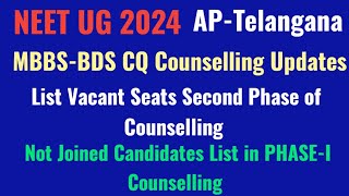 NEET UG 2024 MBBSBDS Counselling Updates Doubts Clarification [upl. by Bouton793]