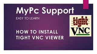 How to use Tight VNC  Free Remote Desktop Part1 [upl. by Ihcalam]