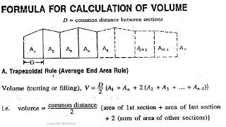 L60Volume measurement by trapezoidal and prismoidal formula [upl. by Wilma]