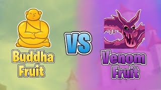 VENOM SPAM VS BUDDHA SPAM which spam wins BLOX FRUITS [upl. by Chrystel19]