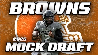 Cleveland Browns 4Round Mock Draft [upl. by Polash]