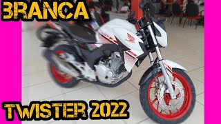 NOVA HONDA CB TWISTER 2022 BRANCA CBS [upl. by Vanderhoek887]