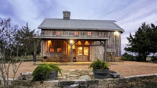 Rustic Historic Barn Residence in Burton Texas [upl. by Norbert98]