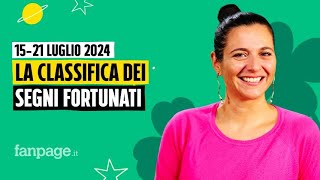 Oroscopo la classifica dei segni più fortunati della settimana dal 15 al 21 luglio 2024 [upl. by Agatha552]