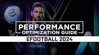 eFootball 2024 — How to ReduceFix Lag and BoostImprove Performance [upl. by Alanah]