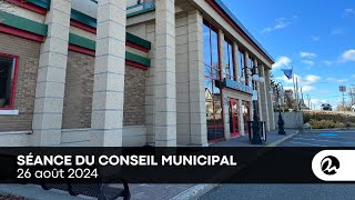 20240826 conseil municipal de RouynNoranda [upl. by Vasiliki]