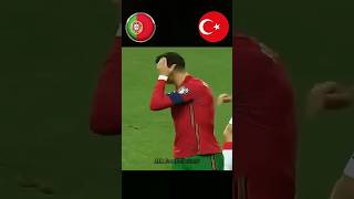 Portugal Vs Turkey World Cup Qualifiers 2022 match highlight Ronaldo Score 💥🇵🇹 shorts football [upl. by Metzger456]