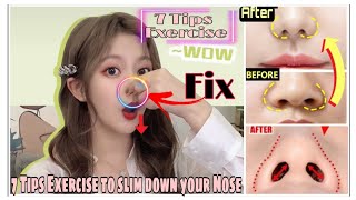 7 Tips to help you Reshape your Nose easily without Surgery  mẹo nhỏ giúp sửa dáng mũi hiệu quả [upl. by Argent850]