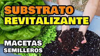 El Mejor SUSTRATO CASERO para SEMILLERO y Macetas 🌱 Sustrato para Cultivar en Huerto Urbano [upl. by Nylarac]