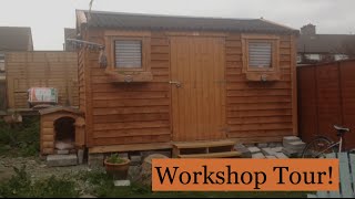 Workshop Tour 8x12 Shed 10616 [upl. by Spatz]