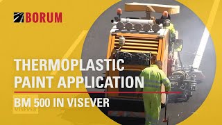 VISEVER Thermoplastic Paint Application BM 500 [upl. by Annaoj]