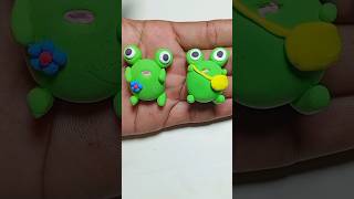 Frog Buddies clay diye banana shorts shortsvideo art jennohandcrsfts Bank [upl. by Niak243]