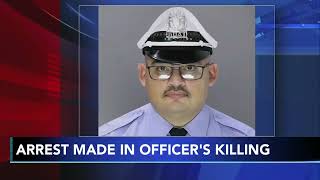 Arrest made in shooting death of Philadelphia police officer [upl. by Nadnarb]