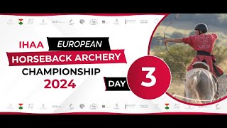 IHAA European Horseback Archery Championship  Third Day Hunt Track [upl. by Alysia]