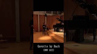 BWV 822 Gavotte by Bach arr MasahiRo shorts [upl. by Paynter]