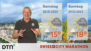 Wettervorhersage MarathonWochenende  SwissCityMarathon – Lucerne 2023 [upl. by Latona]