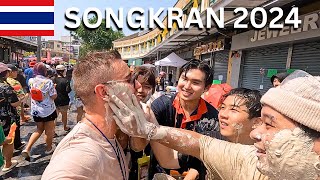 Crazy SONGKRAN In Bangkok Thailand 🇹🇭 [upl. by Noryv653]