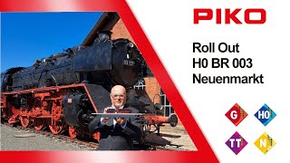 PIKO V129 Roll Out PIKO H0 Expert BR 003 in Neuenmarkt  06092023 [upl. by Nhguavoj]