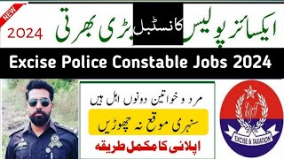 Excise and Taxation Police Jobs 2024  New Police Govt Jobs 2024  Excise Jobs 2024 police [upl. by Cleary]