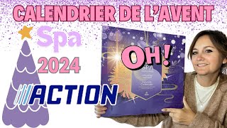 ACTION UNBOXING CALENDRIER de L’AVENT 2024 SPA 1095€ ✨ beauté soins et accessoires  ✅ou ❌ [upl. by Osmund]