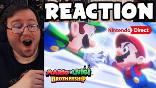 Gors quotMario amp Luigi Brothership – Announcement Trailerquot REACTION 1010 Title [upl. by Grunberg350]