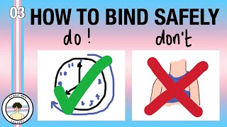 FTM BINDING TIPS DO’S AND DON’TS TO BIND SAFELY [upl. by Nahej903]