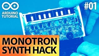 Arduino MIDIInput Tutorial  E01  Arduino Monotron Hack [upl. by Aliet66]