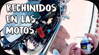 COMO QUITAR LOS RECHINIDOS DE LA MOTO  POSIBLES SOLUCIONES [upl. by Zeba]