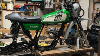 Yamaha DT100 restorations part 1 [upl. by Alasdair562]