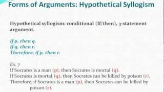 03 Ethics Pt 2 Modus Ponens Modus Tollens Hypothetical Syllogism [upl. by Akitnahs]