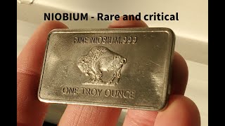 Niobium Metal  A critical and rare metal [upl. by Assilana]