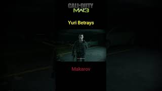 Yuri Betrays Makarov callofduty cod mw3 gaming shorts betrayal fps firstpersonshooter [upl. by Moyers]