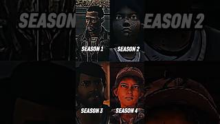 TWDG Season 1 vs S2 vs S3 vs S4 twdgedit twdtelltale twdgclem twdgclementine telltalegames [upl. by Trebmal]