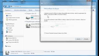 Comment effacer tous les dossiers enregistrés sur un CD avec Windows7wwwformenligneorg [upl. by Lydia]