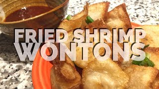 How to Make Trini Style Fried Shrimp Wontons [upl. by Yahiya869]