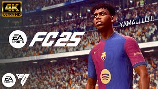 FC 25  EL CLASICO  REAL MADRID VS BARCELONA  4K60 [upl. by Warenne]