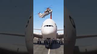 Helicopter vs Airplane Clash shortvideo funny fariduddin automobile animaldance catvideos [upl. by Elyrpa70]