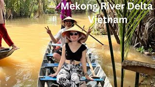 Vietnam Visit  Mekong River Delta  Back water Boat Riding vietnam vietnamtravel mekongdelta [upl. by Yrellam]