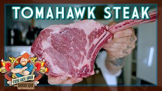 Tomahawk Steak  EtenmetNick  BBQ [upl. by Jedlicka304]