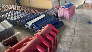 PVC roofing sheet making machine heating oven PVC ridge tile making machine heating oven [upl. by Gosney735]